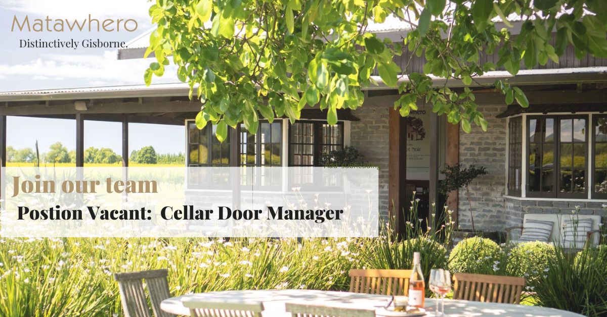Join Our Team <small> Cellar Door Manager</small>
